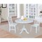 International Concepts Round 42, Round Top Pedestal Table with 2 Chairs, White, 42 in W, 42 in L, 29.5 in H, Wood, White K08-42DPT-C61-2 - alternate 5